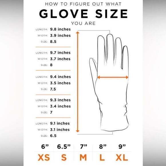 Fair Isle Pattern Cream white extended mittens size M/L - Picture 7 of 8